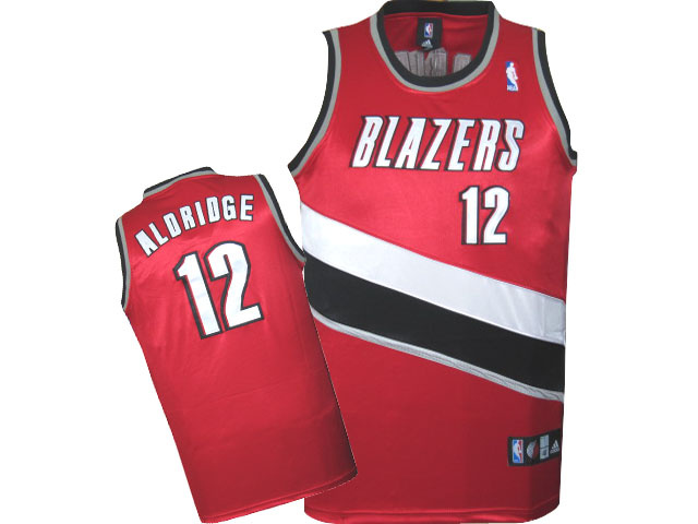 NBA Portland Trail Blazers 12 LaMarcus Aldridge Anthentic Red Jersey
